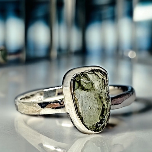 Genuine czech moldavite - genuine,,